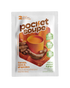Devant du sachet Pocket Soupe Carotte, coco et gingembre, velouté nourrissant instantané, 40 g, prêt en 2 minutes